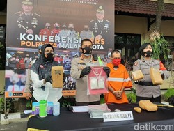 Kurir Ini Akhirnya Tertangka, Polisi Amankan 3,5 Kg Ganja