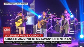 VIDEO: Rawan Kerumunan, Konser Jazz 'Di Atas Awan' Dihentikan