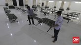 FOTO: Masjid untuk Isolasi Pasien Covid-19 Pemprov DKI Jakarta telah menyediakan 67 lokasi baru untuk dijadikan tempat isolasi. Salah satu lokasi yang dijadikan tempat isolasi mandiri adalah masjid.
