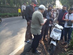 Motor Briptu Andry Ditemukan Sekitar 200 Meter dari TKP Pembacokan