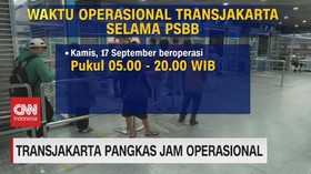 VIDEO: Transjakarta Pangkas Jam Operasional