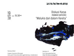 Irawan Karseno Gelar Pameran Tunggal Melukis dalam Kereta