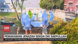 VIDEO: Pemakaman Jenazah Sekda DKI Jakarta Saefullah
