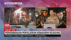 VIDEO: Polri Duga Ada Unsur Pidana dalam Kebakaran Kejagung