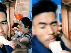 Duh! Pria Ini Dipukul Ibunya Gegara Ngegas Review Kerupuk ala Ade Londok