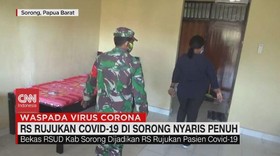 VIDEO: RS Rujukan Covid-19 di Sorong Nyaris Penuh