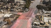 FOTO: Kompleks Perumahan di Oregon Habis Dilahap Api Karhutla Ratusan rumah di daerah Almeda, Jackson County, Negara Bagian Oregon, Amerika Serikat, hangus akibat kebakaran hutan dan lahan.