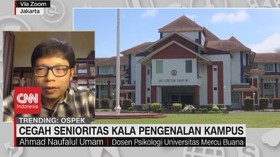 VIDEO: Cegah Senioritas Kala Pengenalan Kampus