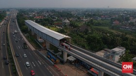 Progres LRT Jabodebek Capai 77 Persen per September 2020