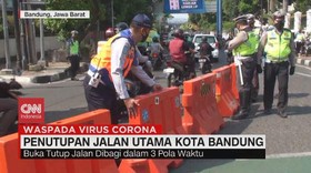 VIDEO: Penutupan Jalan Utama Kota Bandung