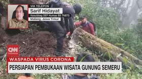 VIDEO: Persiapan Pembukaan Wisata Gunung Semeru