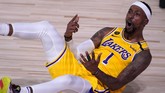 FOTO: Lakers Lumat Nuggets di Gim 1 Final Wilayah Barat NBA Los Angeles Lakers menang atas Denver Nuggets di final wilayah barat NBA. Berikut foto pilihan laga tersebut.