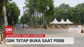 VIDEO: GBK Tetap Buka Saat PSBB