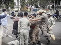 Polisi Usut Tendangan Kung Fu Ala Pol PP ke Mahasiswa Bogor