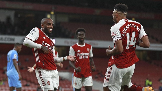 Arsenal menang 2-1 atas West Ham United dalam matchday kedua Liga Inggris di Stadion Etihad, Minggu (20/9) dini hari waktu Indonesia.