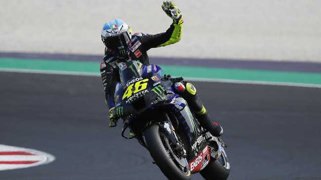 Valentino Rossi gembira bisa kembali merasakan atmosfer dan rutinitas balapan di MotoGP Eropa.