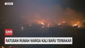 VIDEO: Ratusan Rumah Warga Kali Baru Terbakar