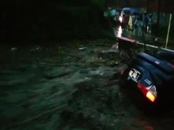2 Orang Diduga Terseret Banjir Bandang Cicurug Sukabumi