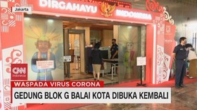 VIDEO: Gedung Blok G Balai Kota Dibuka Kembali