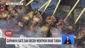 VIDEO: Gurihnya Sate & Becek Menthok Khas Tuban