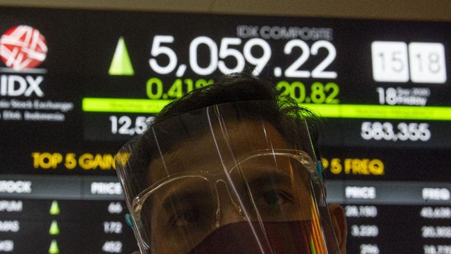 IHSG terpantau bergerak fluktuatif pada perdagangan sesi I, Selasa (1/12).