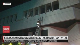 VIDEO: Kebakaran Gedung Kemensos Tak Hambat Aktivitas