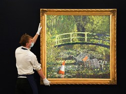 Lukisan Banksy Diprediksi Kembali Pecahkan Rekor Senilai Rp 88,2 Miliar