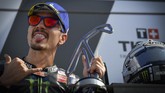 FOTO: Vinales Bikin MotoGP 2020 Semakin Rumit Maverick Vinales menang MotoGP Emilia Romagna 2020 dan membuat persaingan gelar juara dunia MotoGP 2020 semakin rumit.