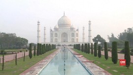 VIDEO: Antrean Taj Mahal Dikhawatirkan Jadi Klaster Corona