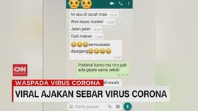 VIDEO: Viral Ajakan Sebar Virus Corona