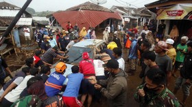 FOTO: Korban Banjir Bandang Sukabumi