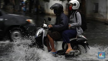 Banjir Jakarta (CNBC Indonesia/Tri Susilo)