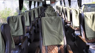 Bus Antarkota Jaga Jarak, Tidak Ada Jok yang Menempel