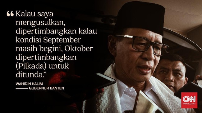 FOTO: Mereka yang Minta Pilkada Ditunda