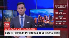 VIDEO: Kasus Covid-19 Indonesia Tembus 252 Ribu
