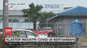 VIDEO: Ratusan Karyawan Pabrik Epson Positif Covid-19