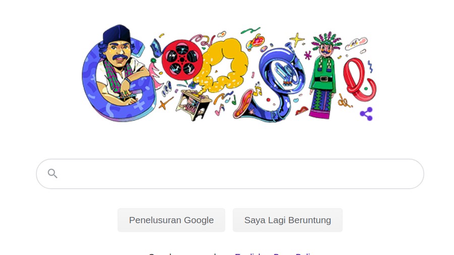 Rayakan Ulang Tahun ke-81, Benyamin Sueb Tampil di Google Doodle