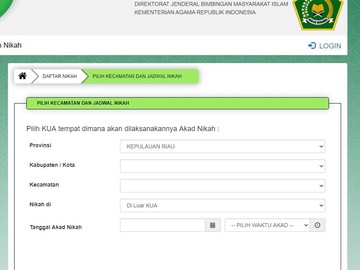 Tata Cara Pendaftaran Nikah Secara Online Melalui Simkah Kemenag Go Id