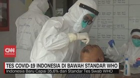 VIDEO: Tes Covid-19 Indonesia di Bawah Standar WHO