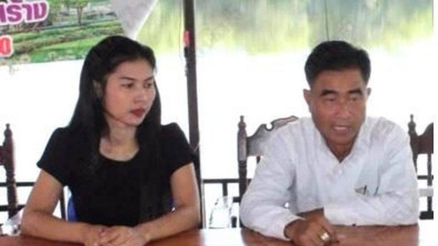 Thambon dan salah satu istrinya