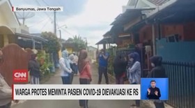 VIDEO: Warga Protes Minta Pasien Covid-19 Dievakuasi ke RS