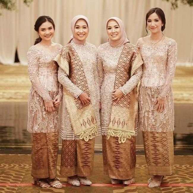 5 Model  Kebaya  Warna Coklat  Simpel dan Manis Cocok 