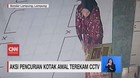 VIDEO: Aksi Pencurian Kotak Amal Terekam CCTV
