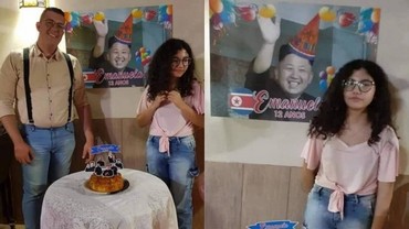 Ingin Pesta Ultah Bertema BTS, Gadis Ini Malah Dapat Kejutan Serba Kim Jong Un