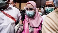  Pinangki Kembali Pakai Rompi Tahanan Pink Usai Sidang Dakwaan 