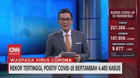 VIDEO: Pecah Rekor, Positif Covid-19 Bertambah 4.465 Kasus