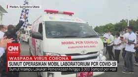 VIDEO: Sumut Operasikan Mobil Laboratorium PCR Covid-19