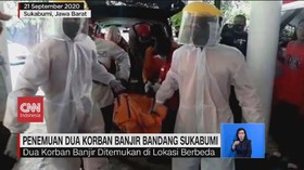 VIDEO: Penemuan 2 Korban Banjir Bandang Sukabumi
