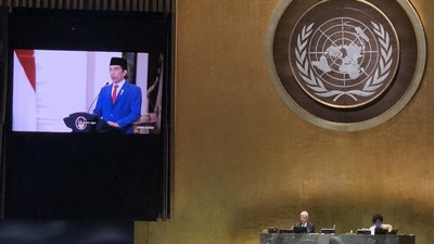 Presiden okowi lagi-lagi tak hadir secara langsung dalam Sidang Majelis Umum PBB yang dihelat pada 19-26 September di New York, Amerika Serikat.