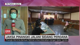 VIDEO: Jaksa Pinangki Jalani Sidang Perdana